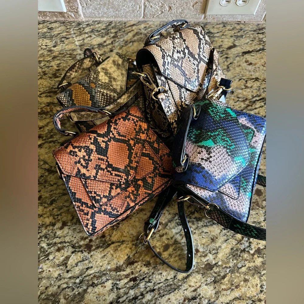 Python-Prints Crossbody Bag - Multi Color mini - Picture 4 of 5